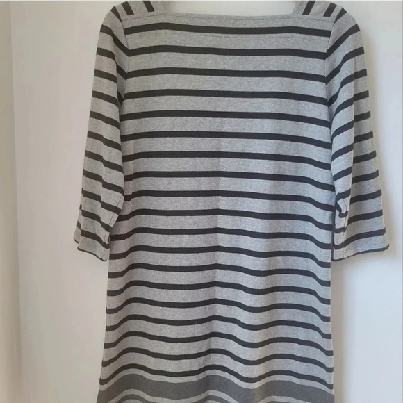 L.L.Bean Mariner Square Neck Striped Dress - Picture 9 of 9